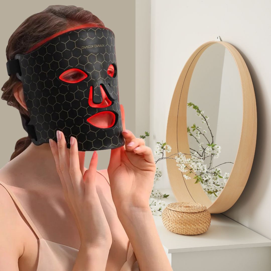 GoldSkin Pro Plus LED Red Light Therapy Face Mask