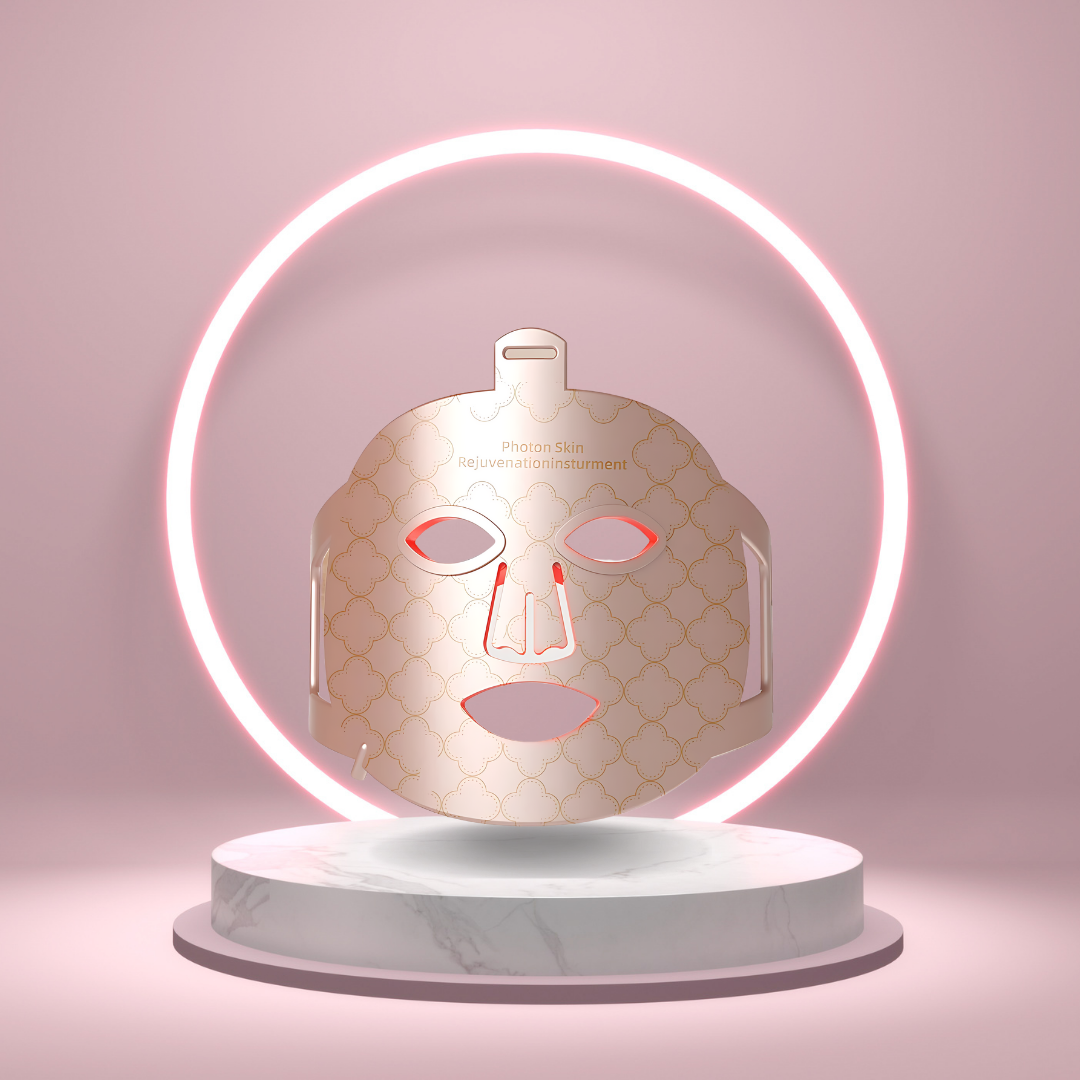 GoldSkin Pro led red light therapy mask